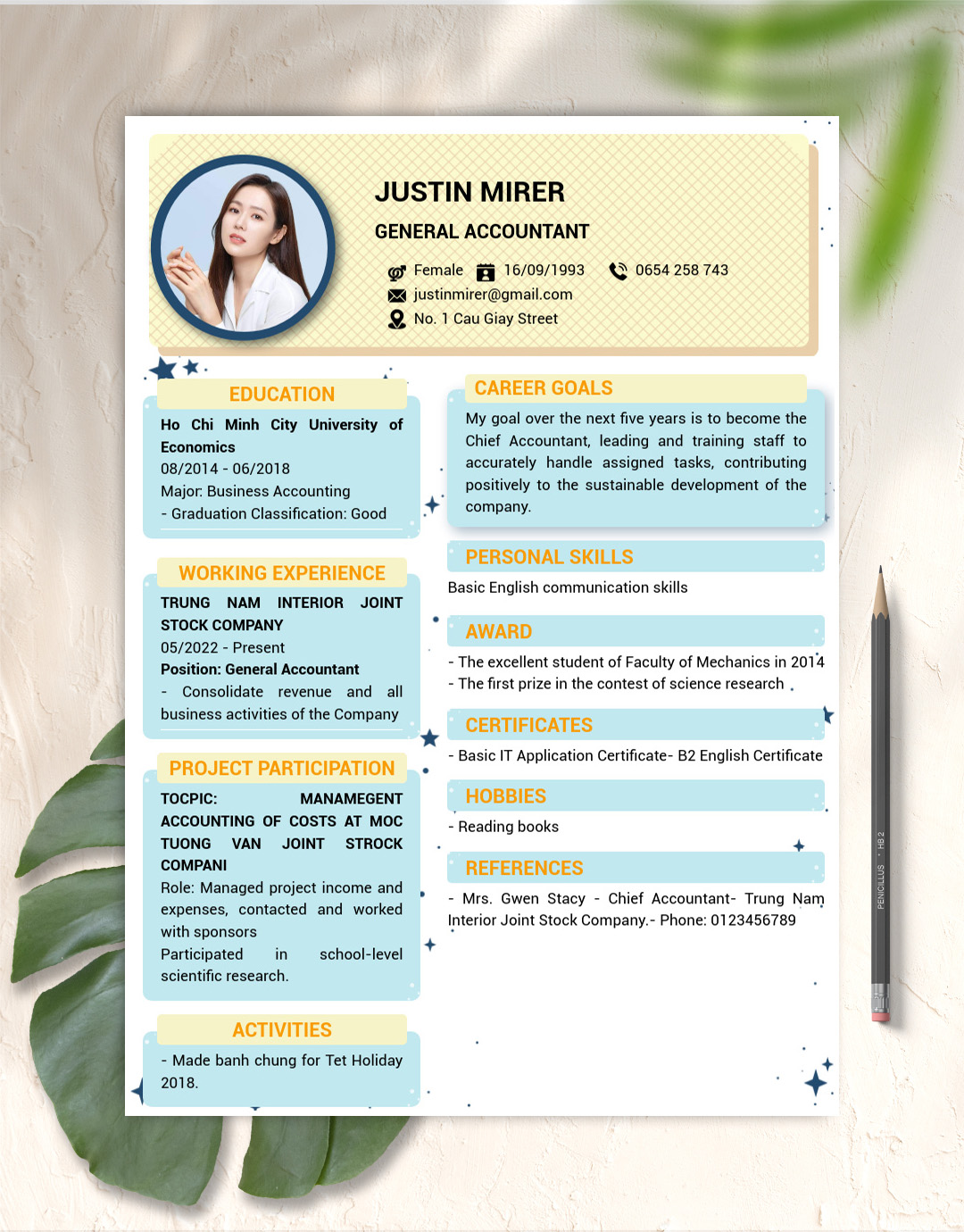 Accounting CV 5