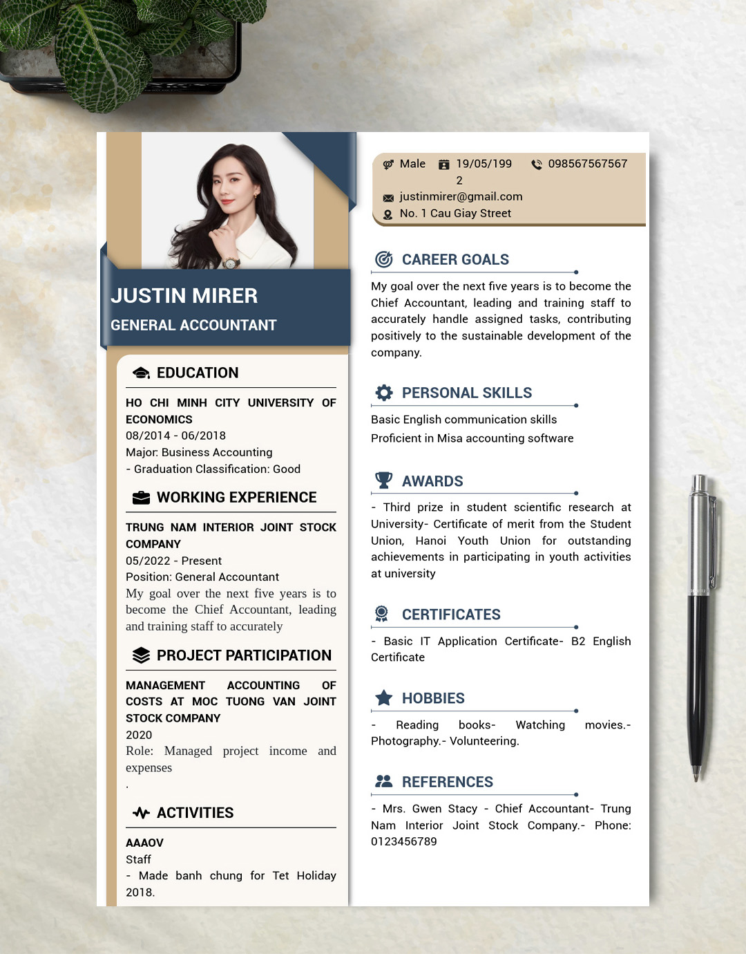 Accounting CV 8