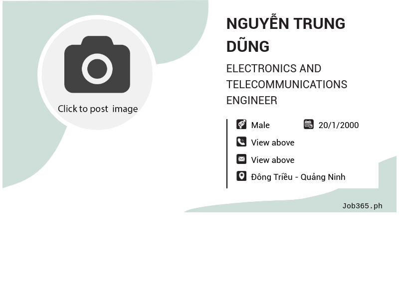 Candidate CV